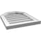 Ekena Millwork Octagonal Top Surface Mount PVC Gable Vent w/ 2"W x 1-1/2"P Brickmould Frame, 16"W x 20"H GVPOT16X2002SN - alternate 5